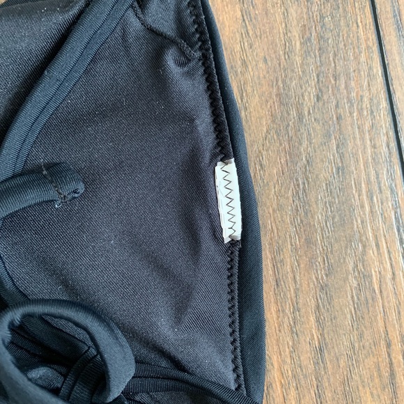 (2/$10) Black Bikini top with shoulder ties - Picture 2 of 2